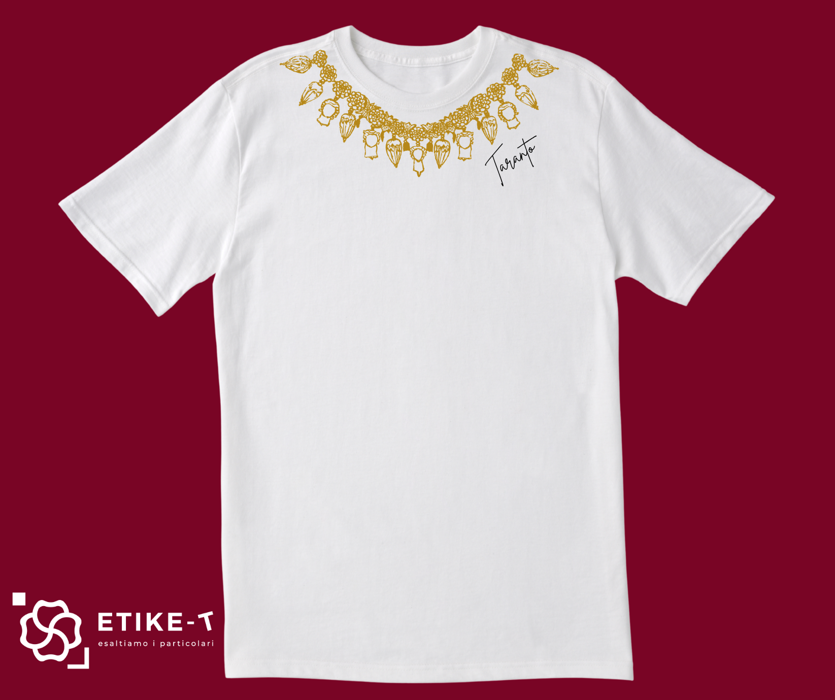 T-Shirt Unisex — Golden Necklace